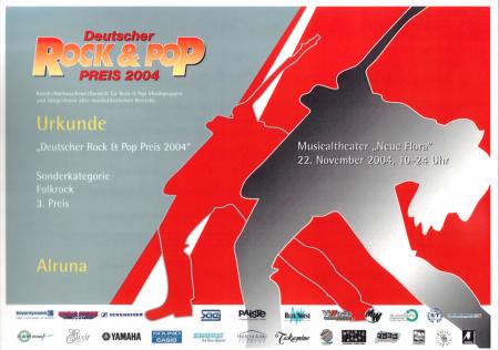 Deutscher Rock und Pop Preis 2004