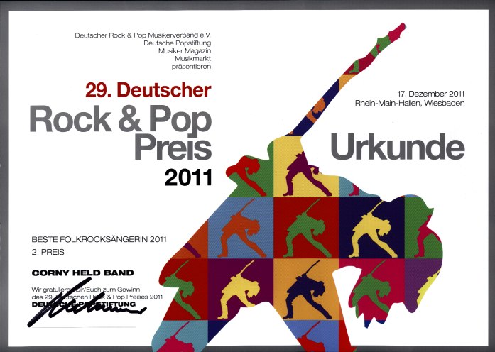 Deutscher Rock und Pop Preis 2011